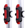 Waterproof 3 LED MTB Bike Bicycle Rear Tail Light RED Lamp USB Recharge Bicycle Lights Bicycle Accessories